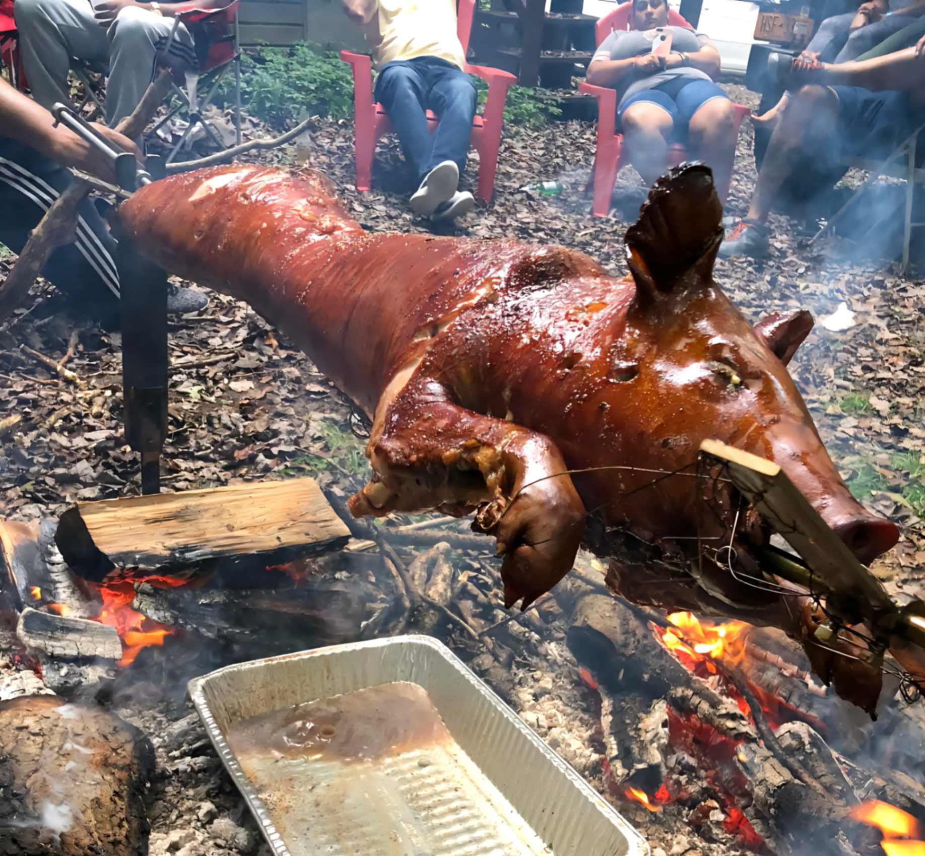 Lechón a la puya crujiente para Nochebuena