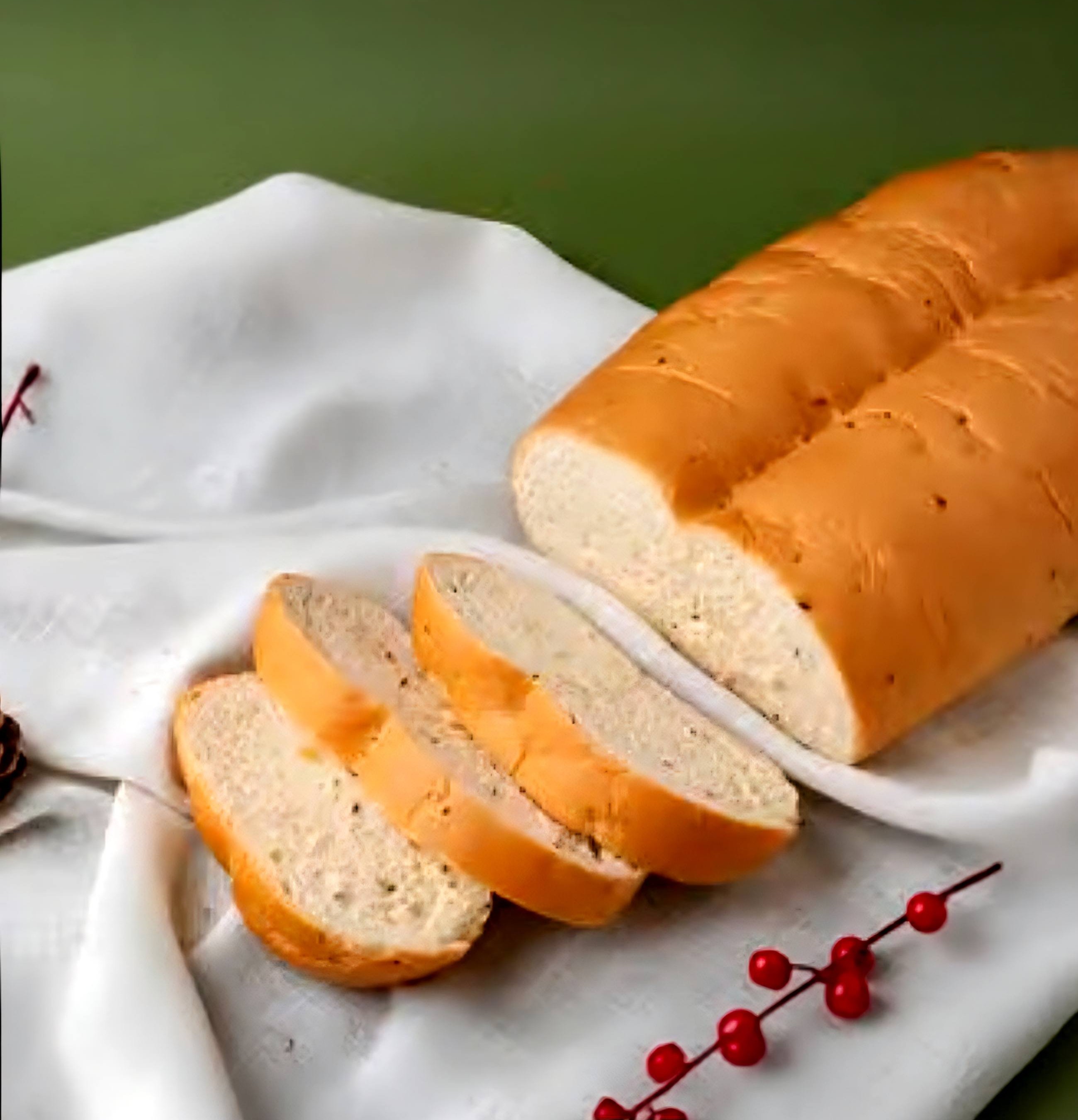 Telera dominicana para la cena de Nochebuena