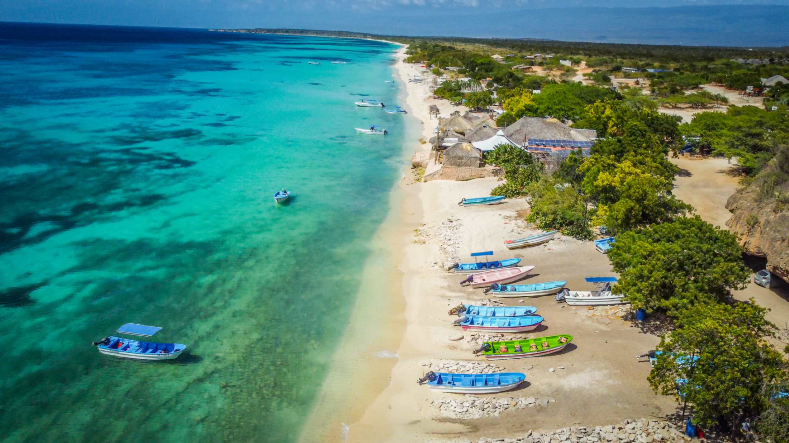 Playa Arena Blanca en Pedernales