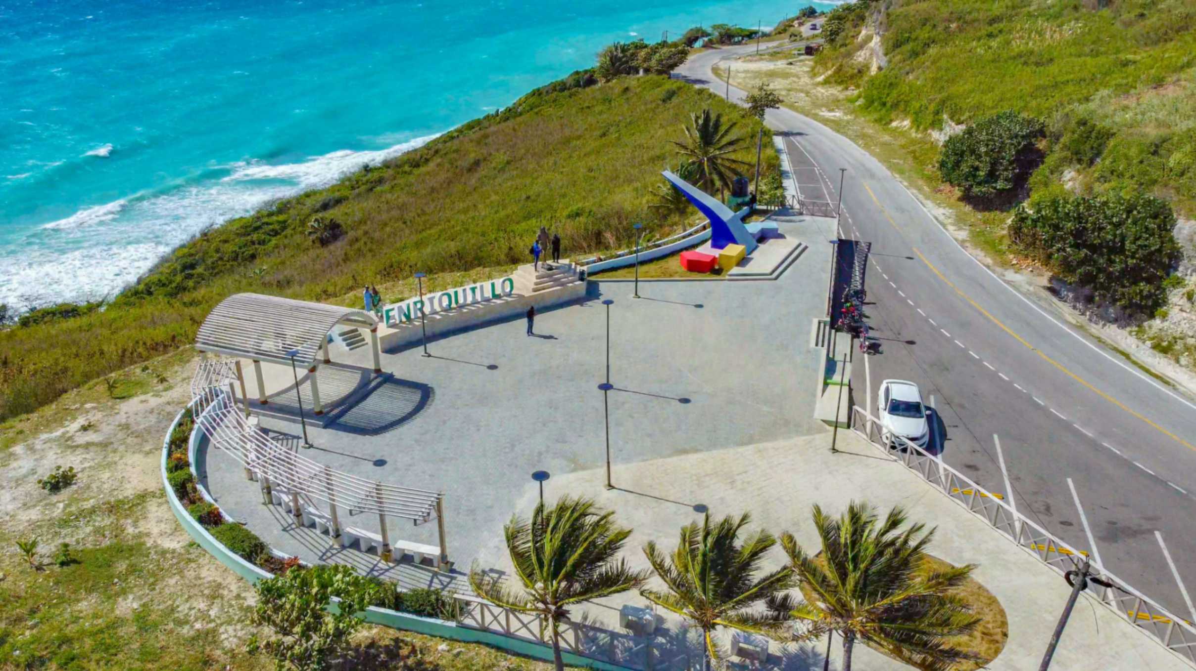 Costa turquesa en Pedernales, República Dominicana