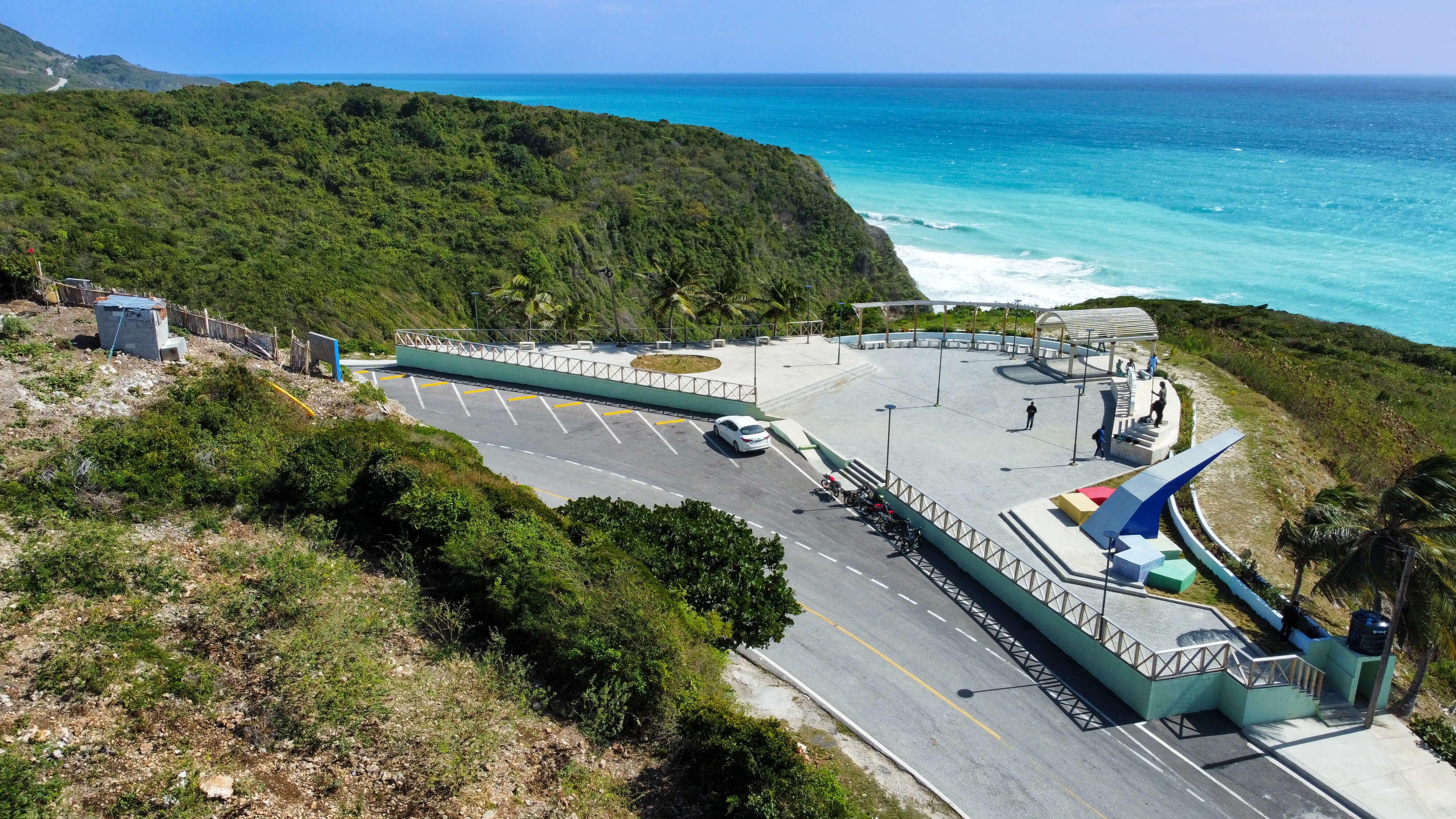Entrada a la región de Pedernales, hogar de Bahía de las Águilas y naturaleza virgen