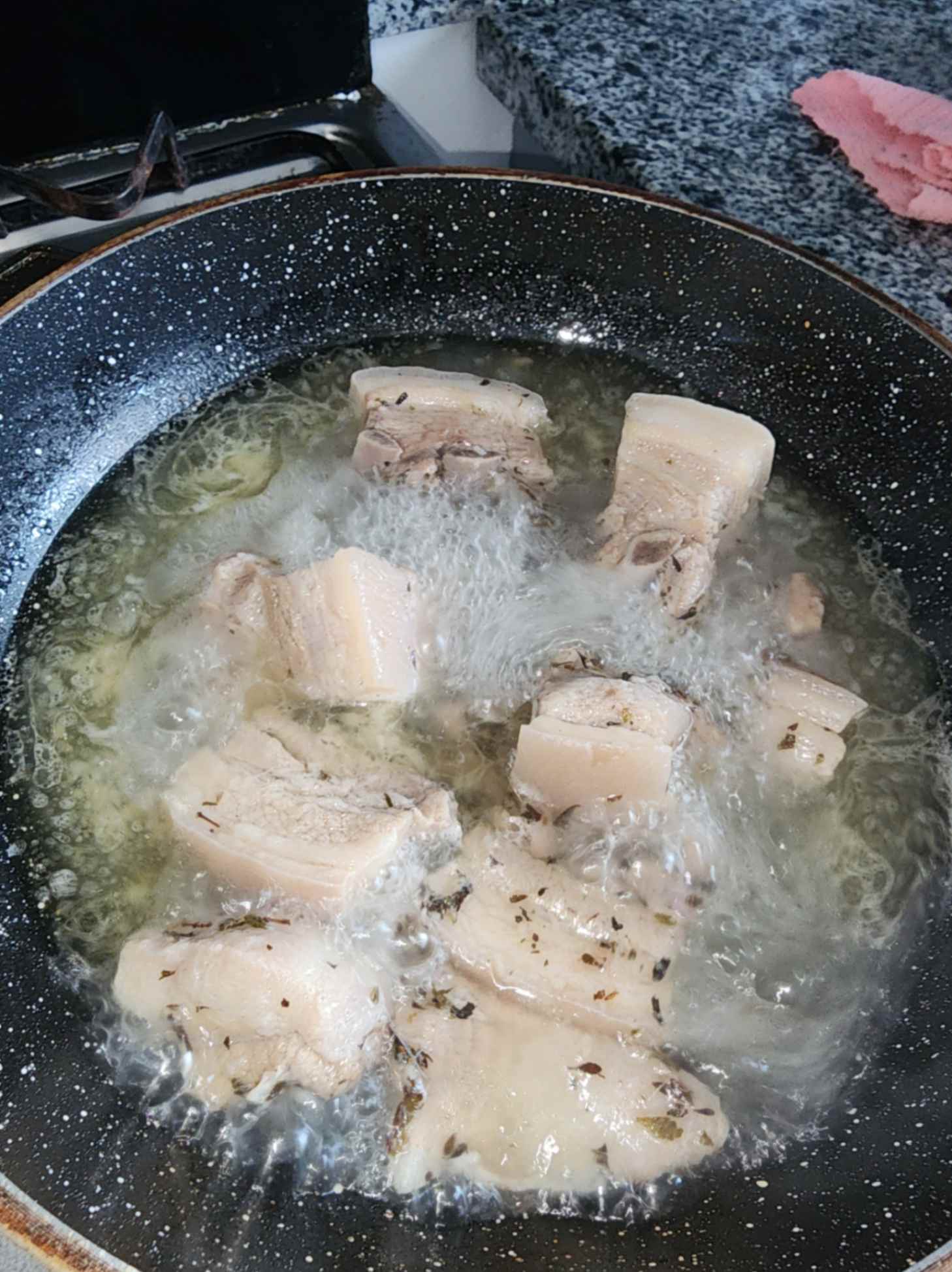 Fritura del chicharrón